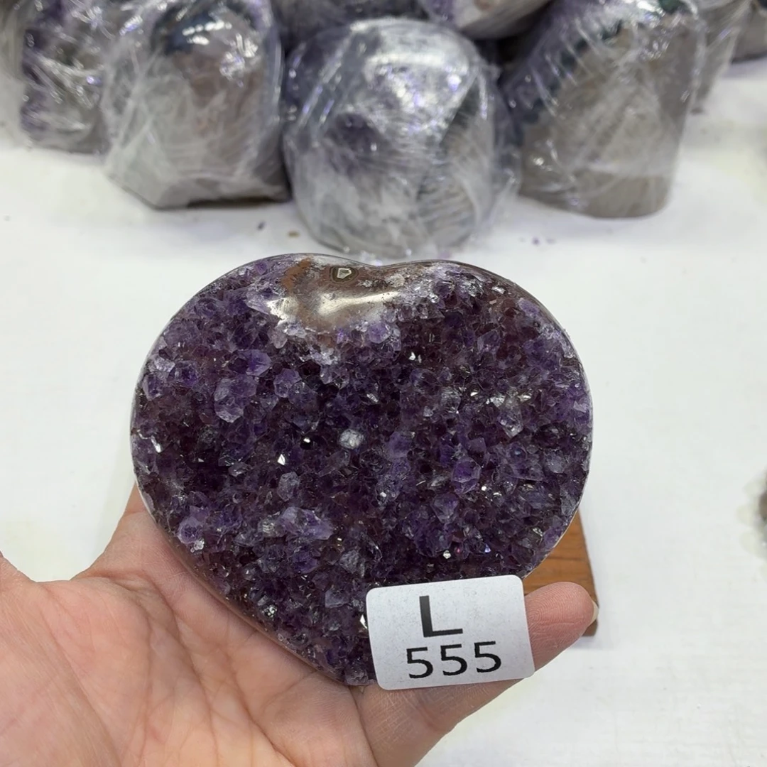 未镶嵌水晶摆件天然紫水晶