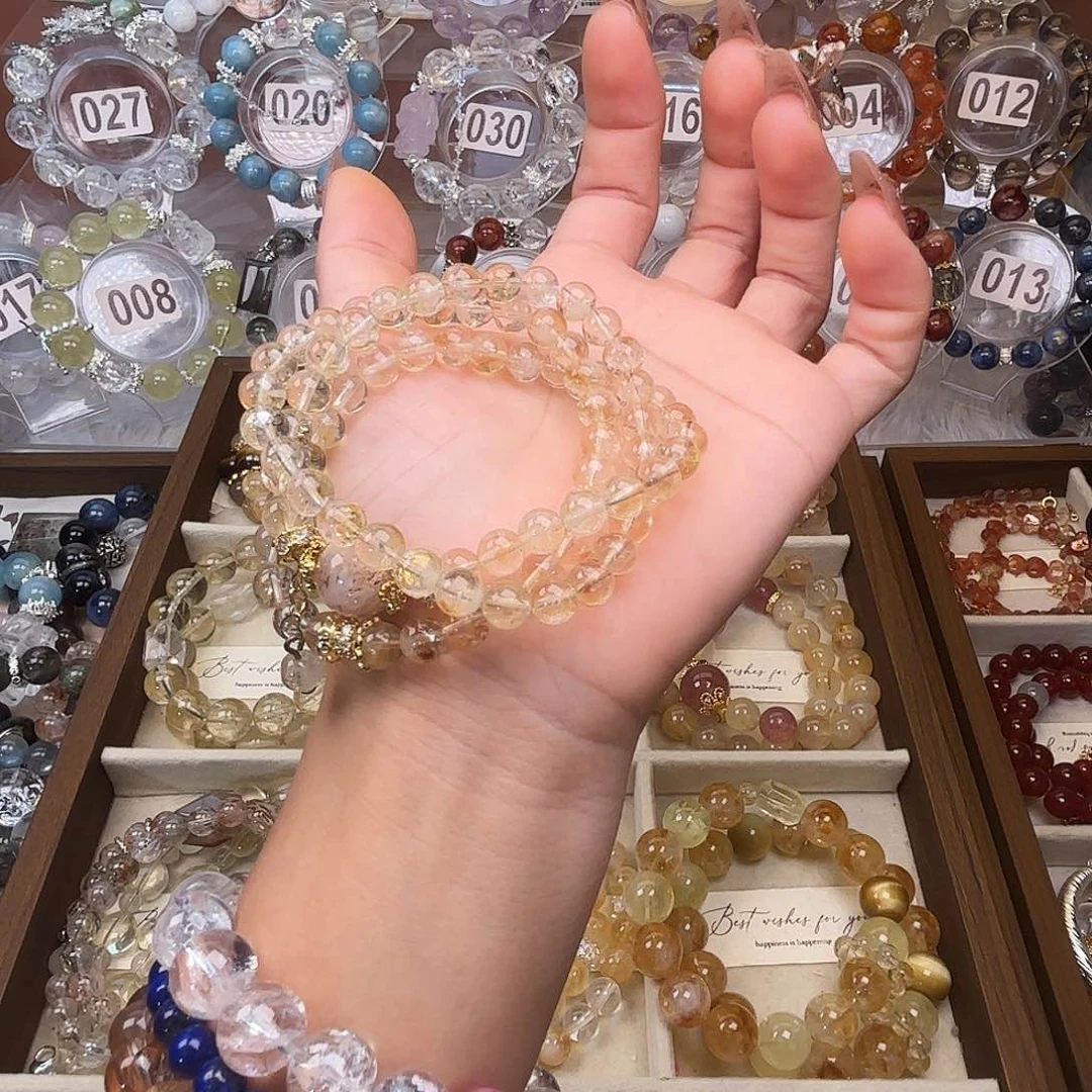 隨***.烟晶手链银S925镶嵌9999999999999999