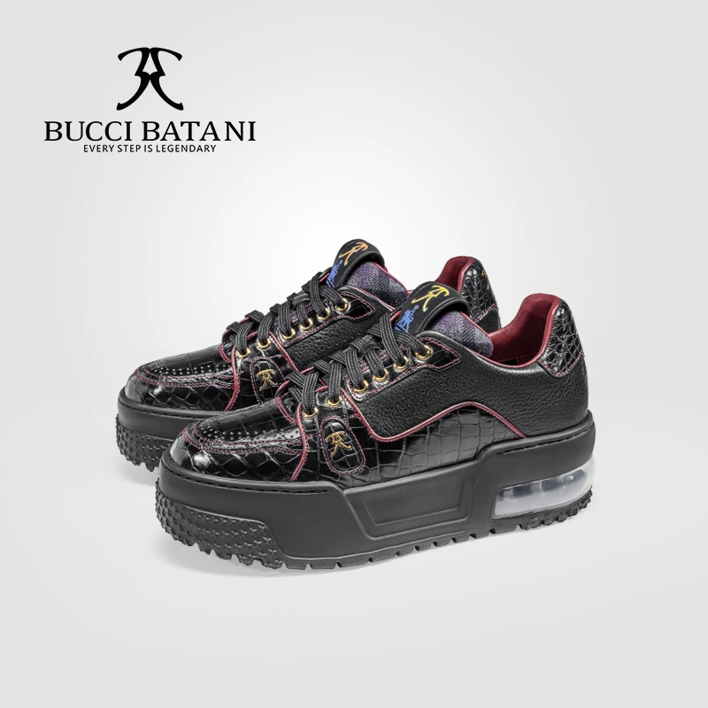 Scabal世家宝AutumnLeaves搭配鳄鱼皮手工鞋男士增高鞋联名板鞋