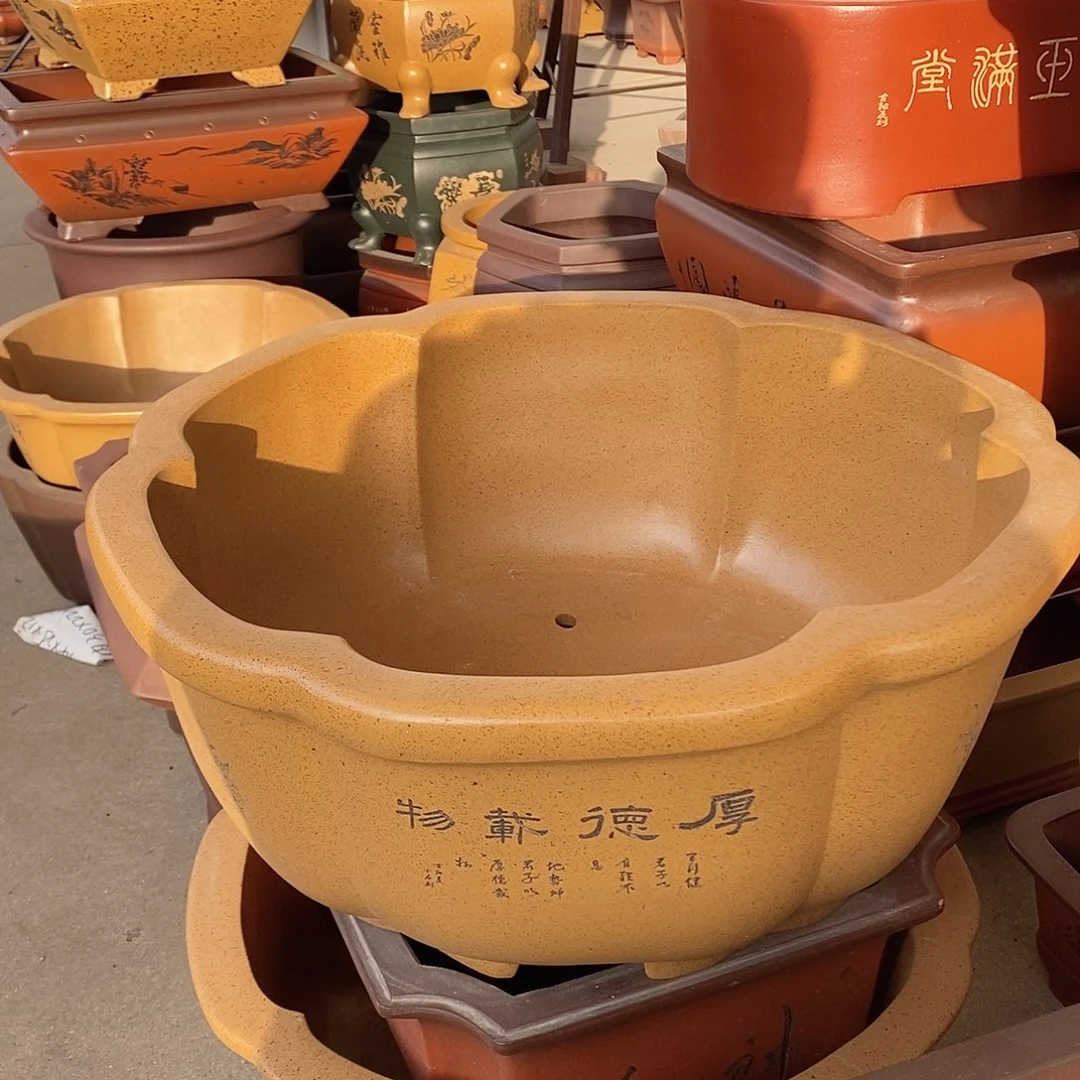 紫砂花盆紫砂花盆