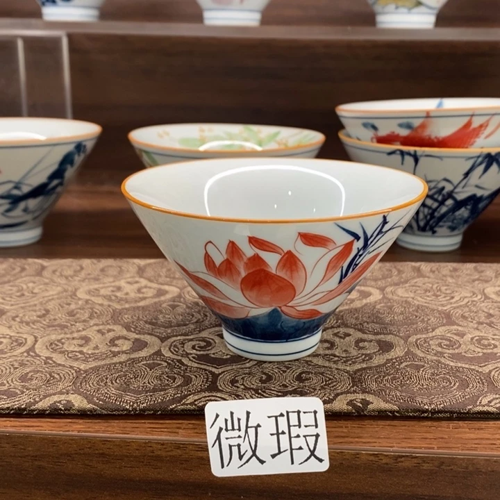 釉下老陶泥手工绘制