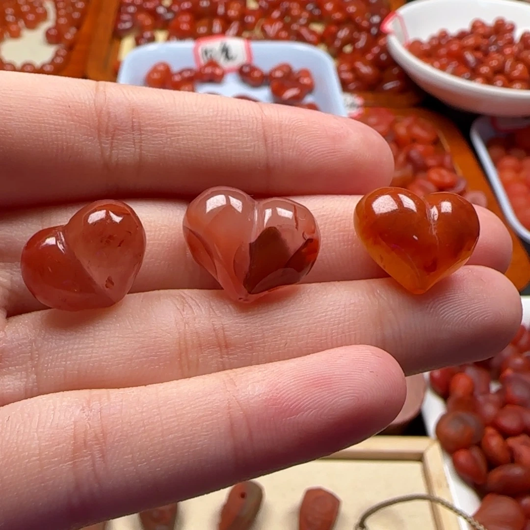 南红玛瑙未镶嵌挂件微瑕不退换