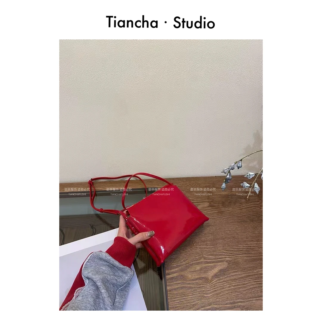 sweet c 双子星包包_百搭单肩斜挎韩系小方包女小众斜挎高级Q837