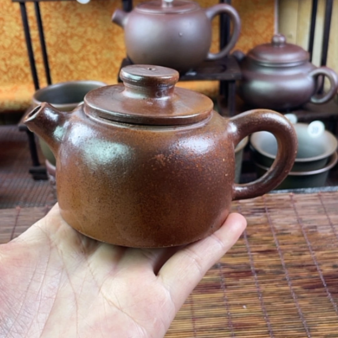 【闪购商品】柴烧茶壶200毫升左右微瑕