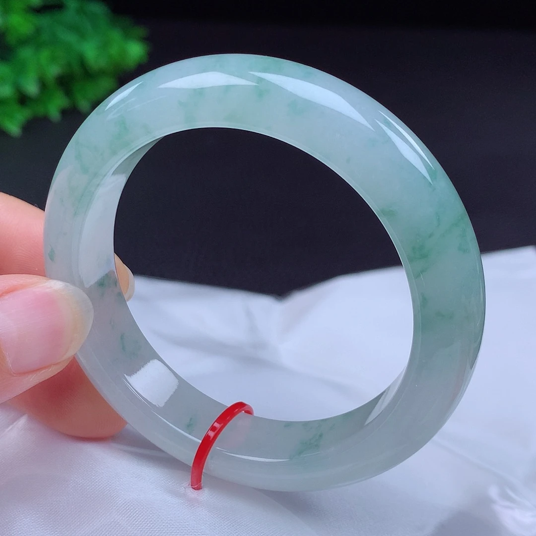 翡翠未镶嵌手镯53圈431129