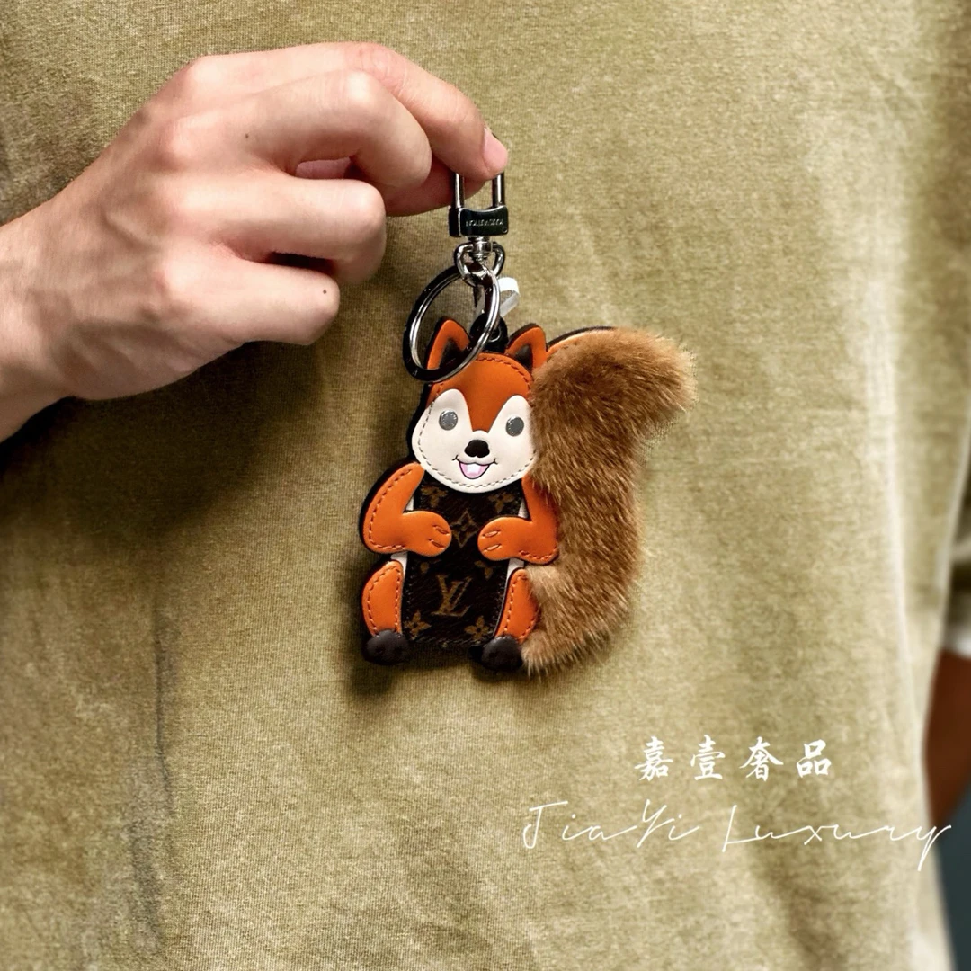未使用 LouisVuitton/路易威登 7848 LV  棕色胸针
