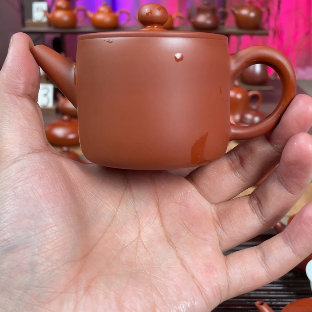 紫砂茶壶精工超薄汉瓦140cc