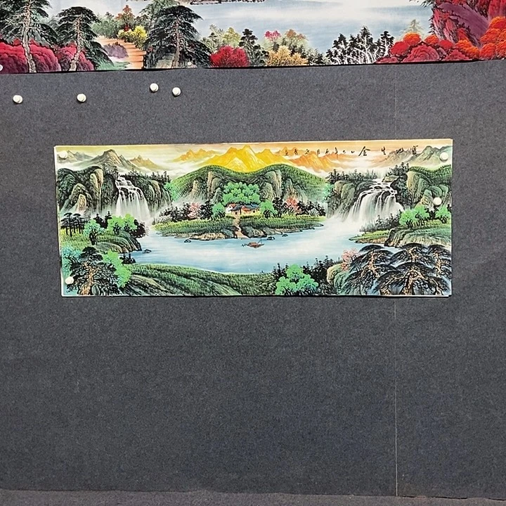 国画小六尺山水一副