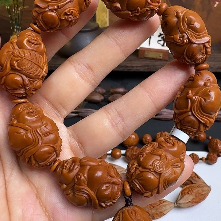 橄榄核手串/手链八宝弥勒