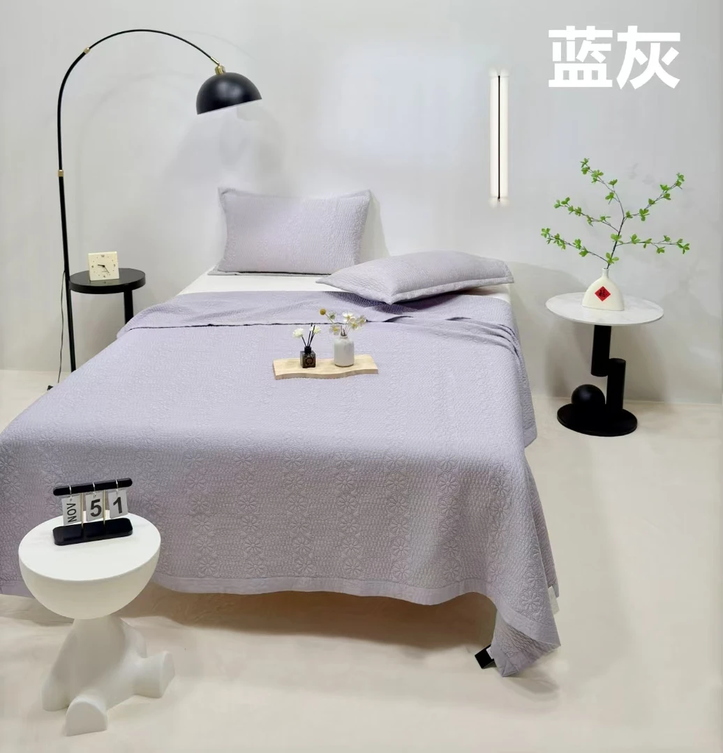 林小花【花之语】单床盖双面不滑床床盖小清新柔软夹棉可机洗款