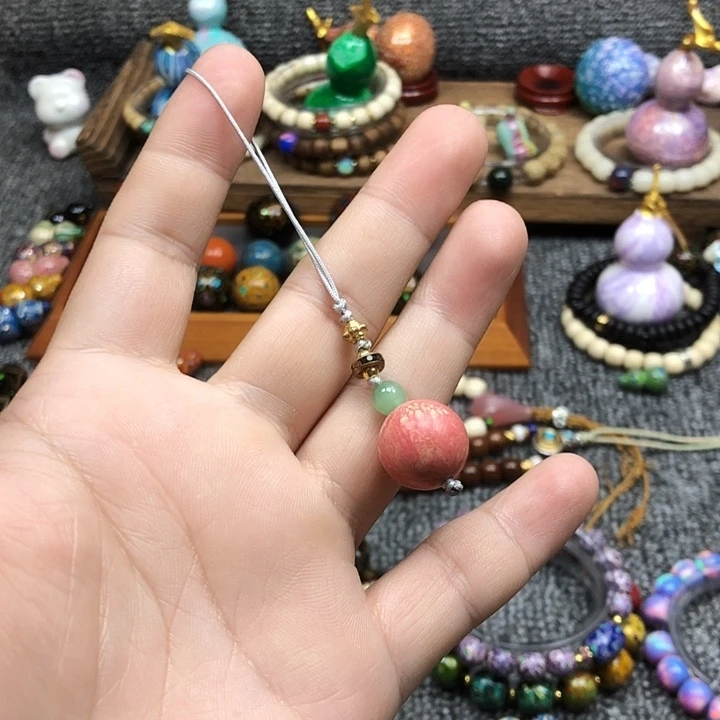 大漆手机挂件吊坠