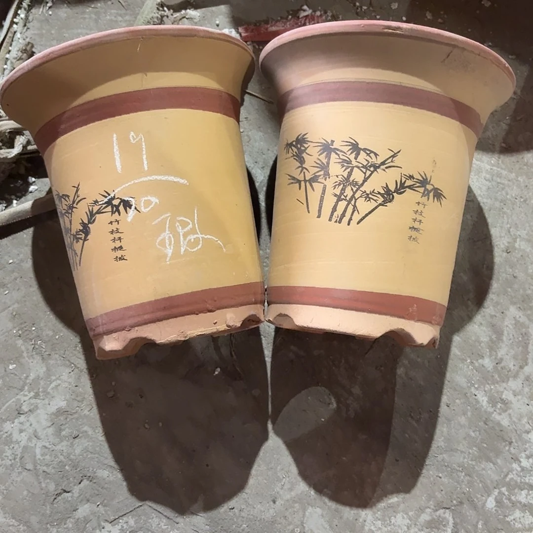 紫砂宜兴紫砂花盆，现货发