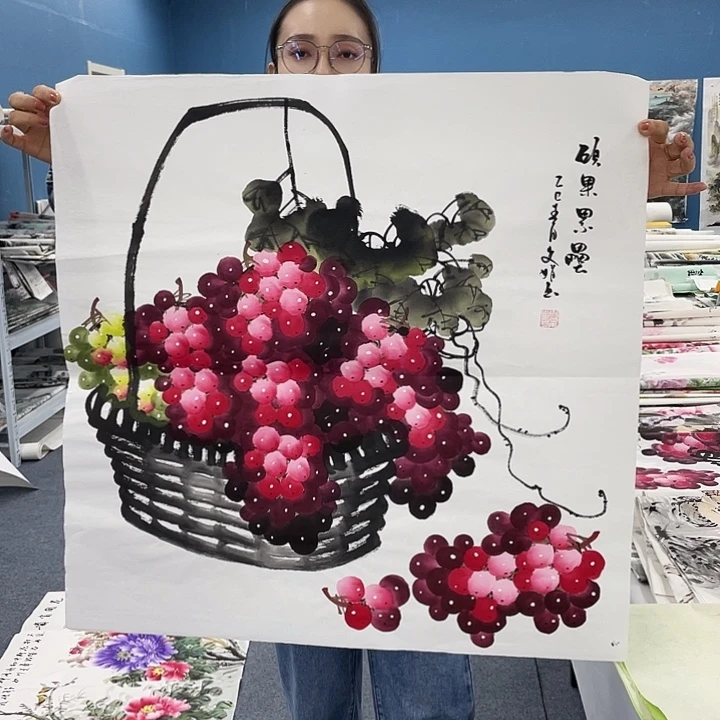 国画纯手绘国画作品
