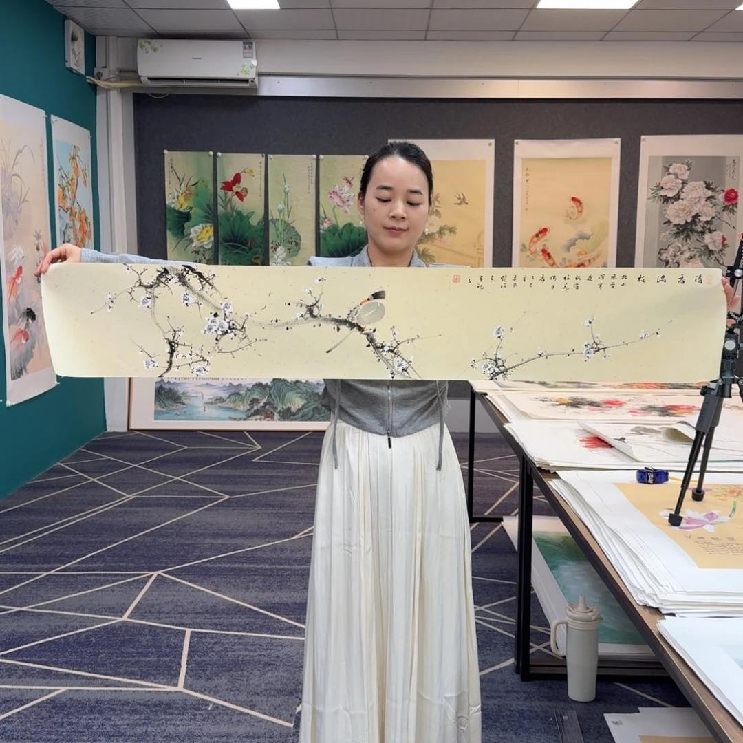 国画国画作品山水花鸟