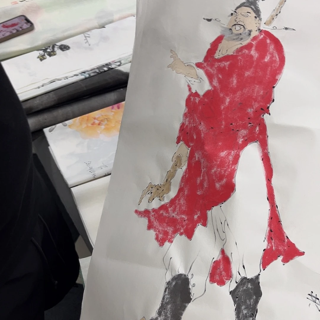 国画绘画作品多次