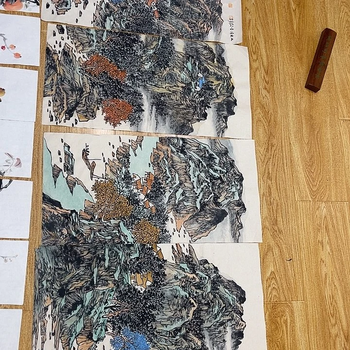 ****淡姜奇老师山水作品