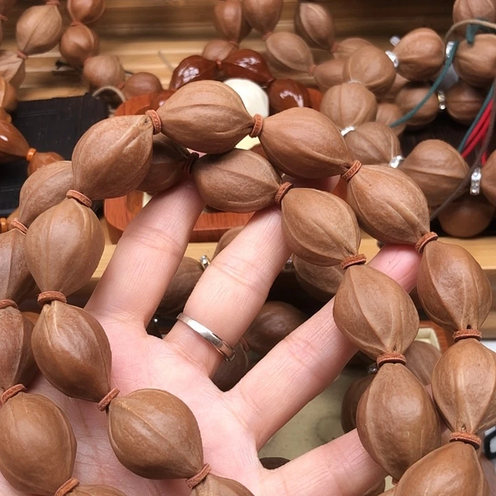 橄榄核手串梅林铁核18 X27脖挂