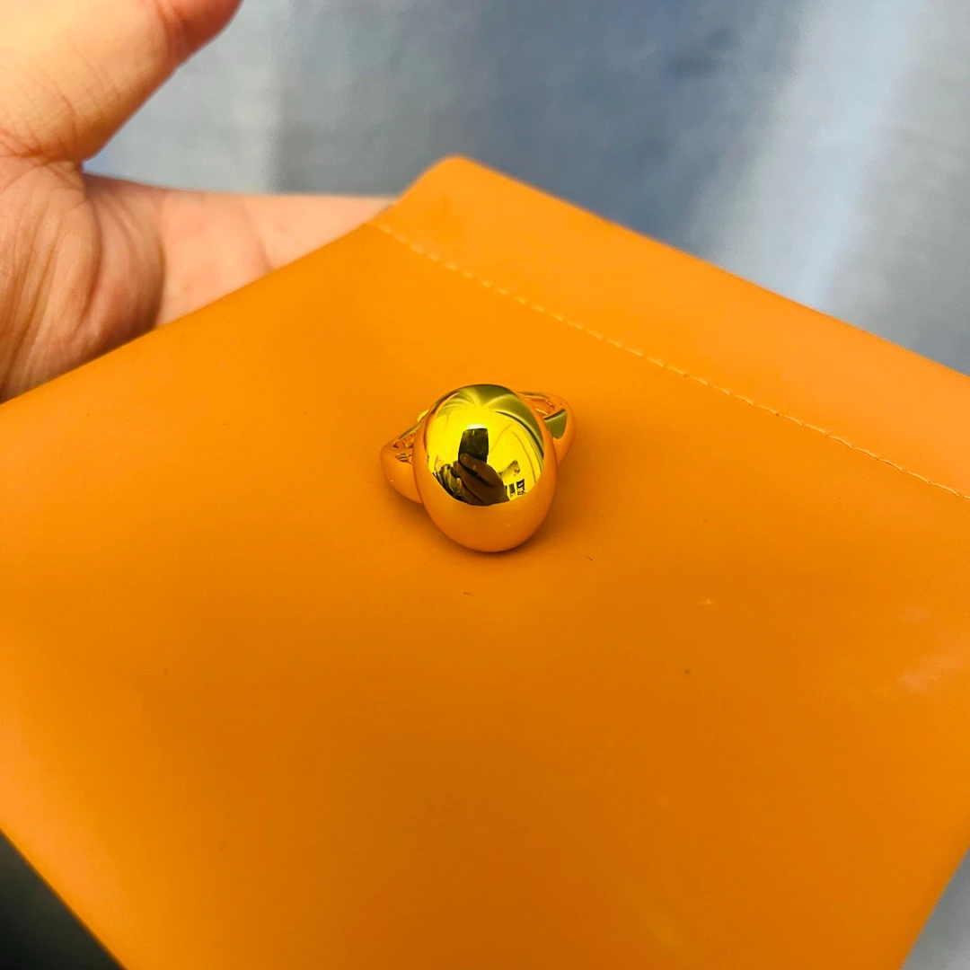 合金戒指 蛋面戒指 经典时尚 开口可调节