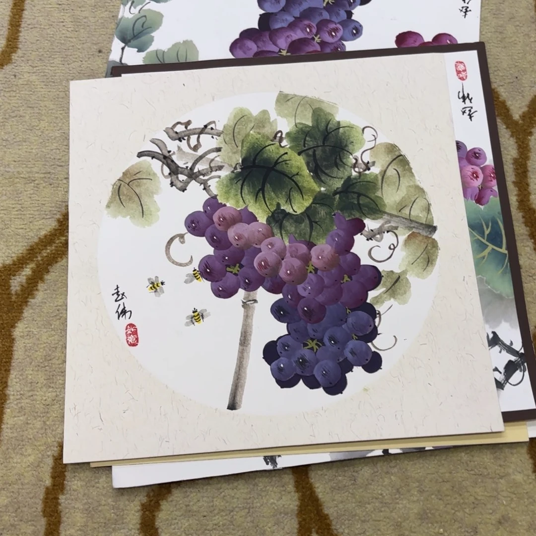 国画33/33卡纸作品童