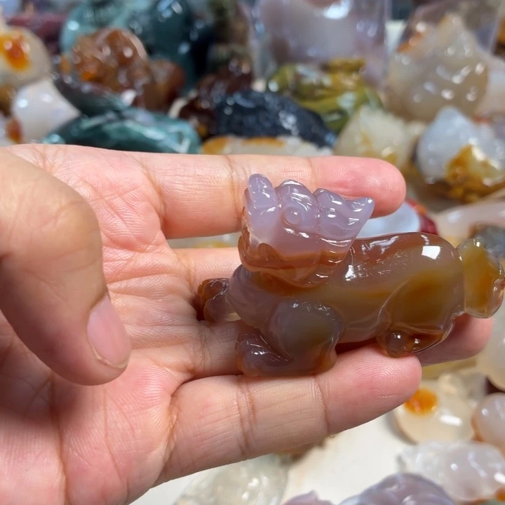 玛瑙/玉髓未镶嵌吊坠(不含链)