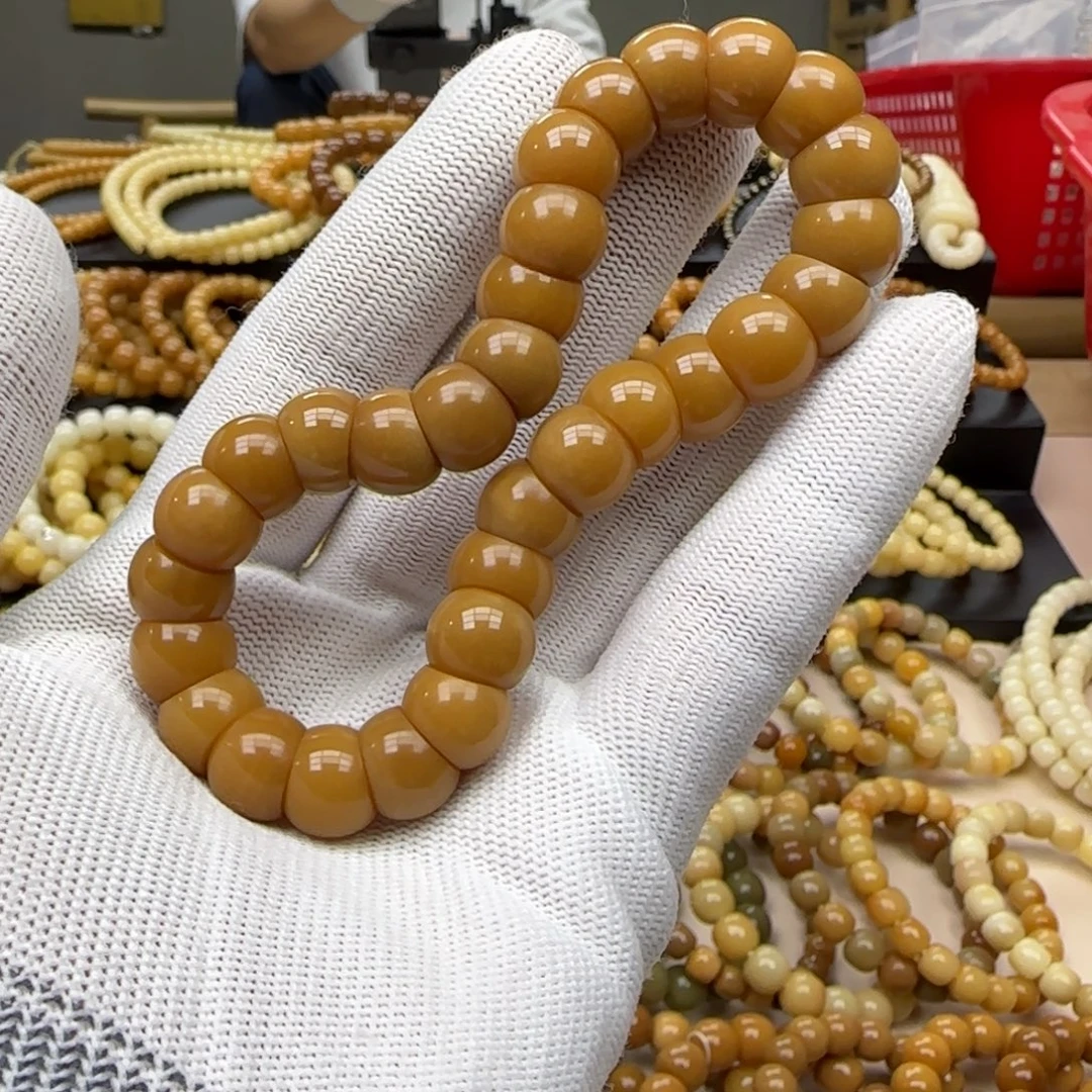 手串菩提根/象牙果12大肠 11年 鬼工