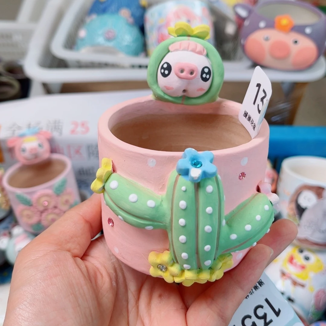 1355内口6.5瑕景德镇手工制作瑕