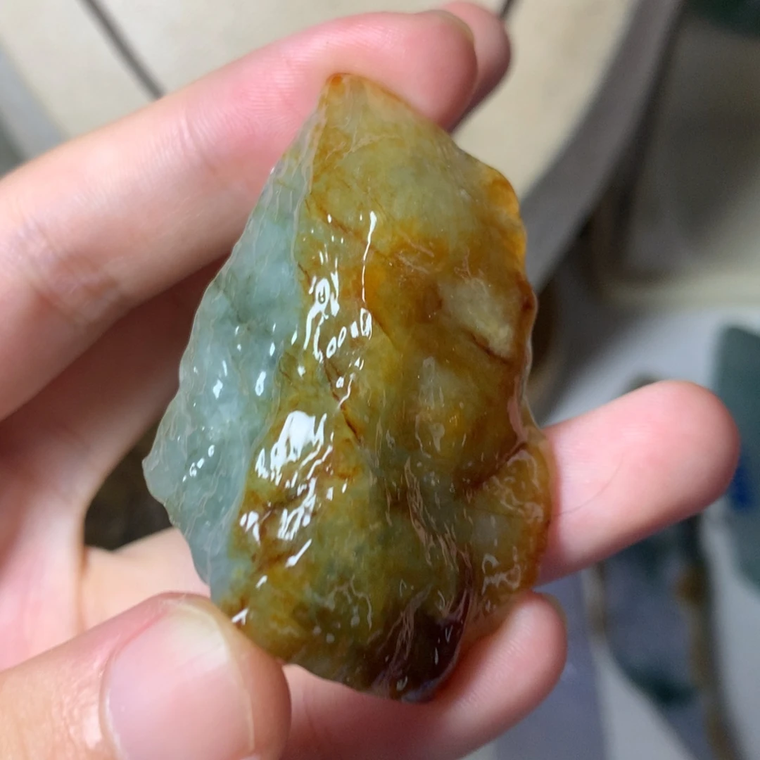 翡翠挂件未镶嵌吊坠