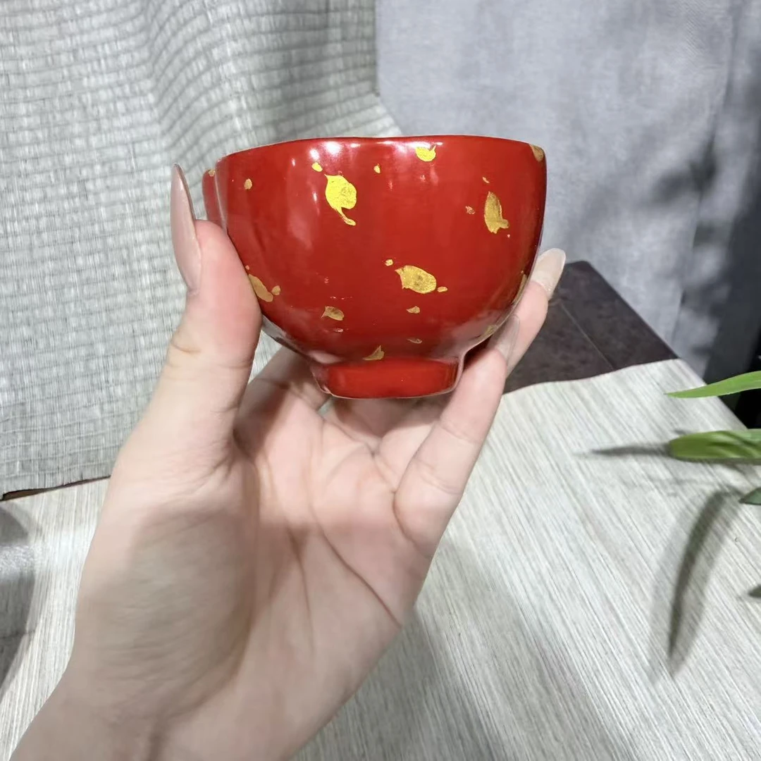 【中国邮政专属链接】大漆花瓣杯gh3023