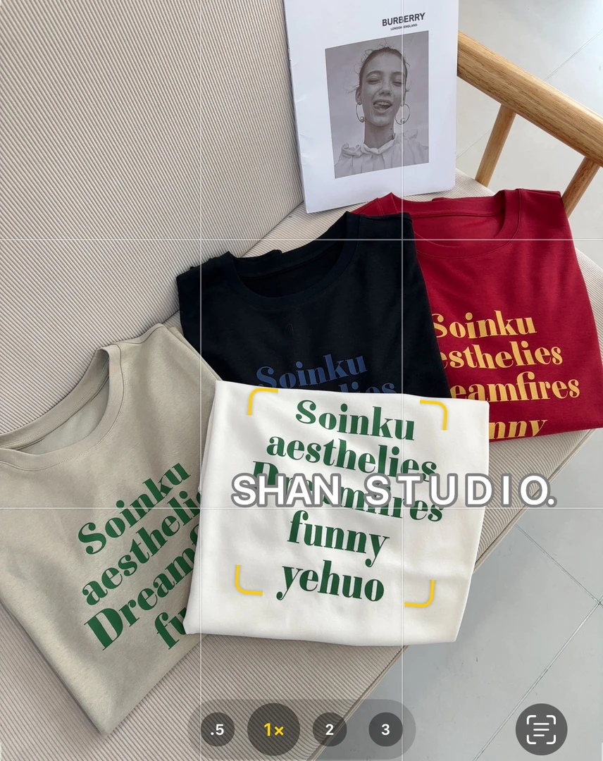 欧货•【字母T】SSJ 大版休闲字母短袖