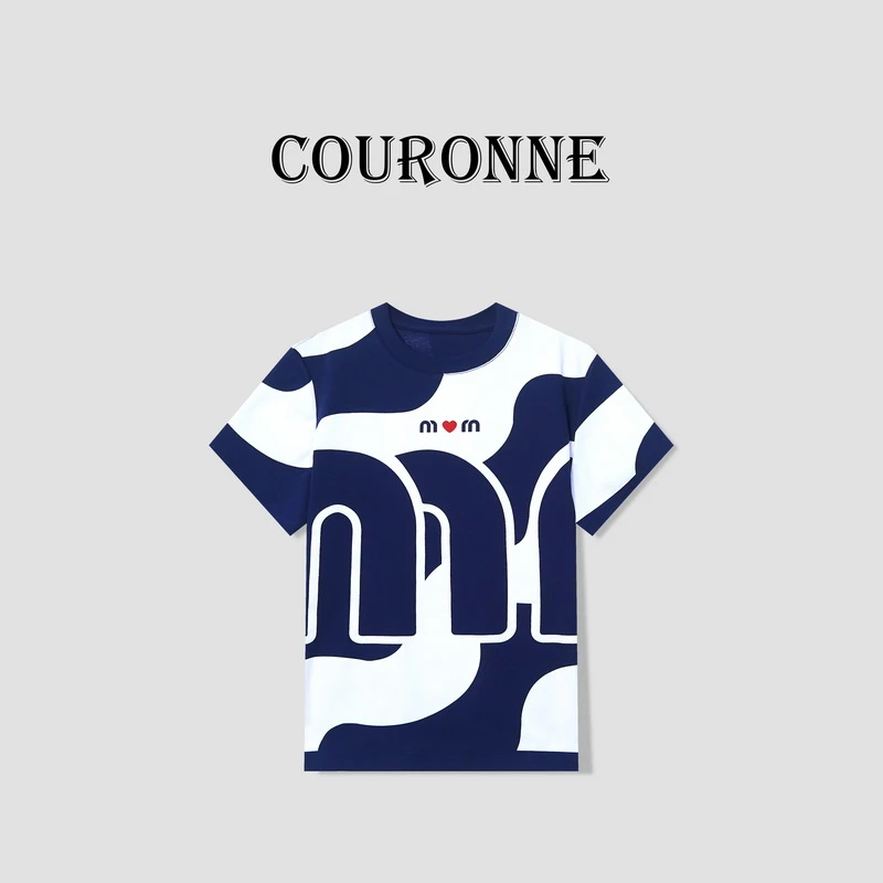 【桐桐】-潮牌设计感潮酷修身百搭圆领短袖打底上衣25604