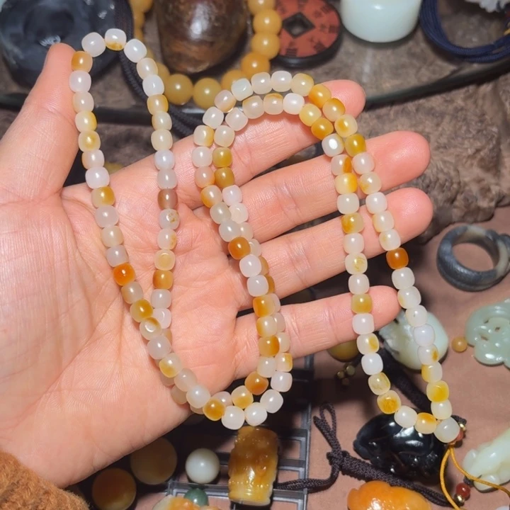 和田玉未镶嵌颈饰卡6