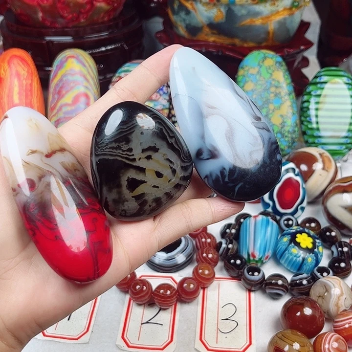 烟***装未镶嵌耳饰玛瑙/玉髓