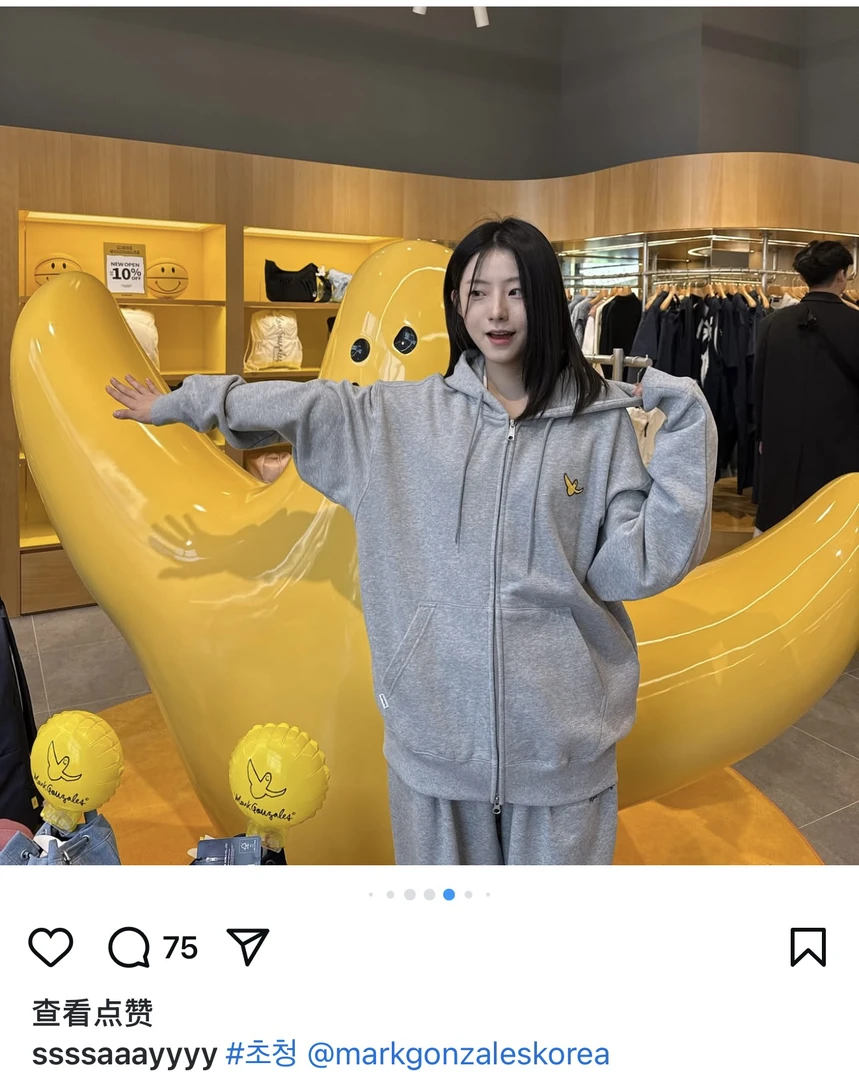 海外韩国markgonzales25ss新款重磅开衫 男女同款 宽松版型