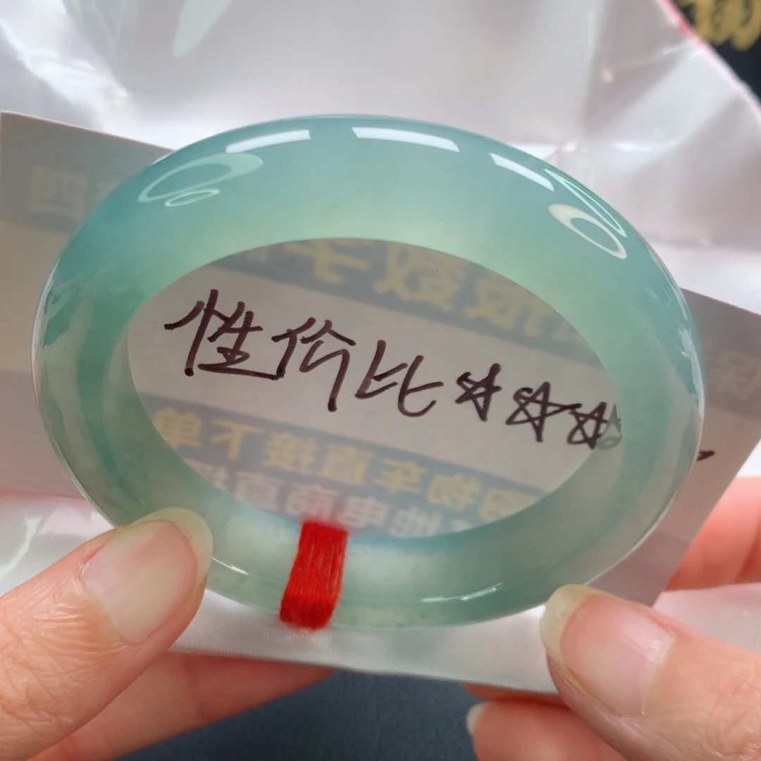 未镶嵌手镯翡翠正圈冰胶湖水绿强推完美
