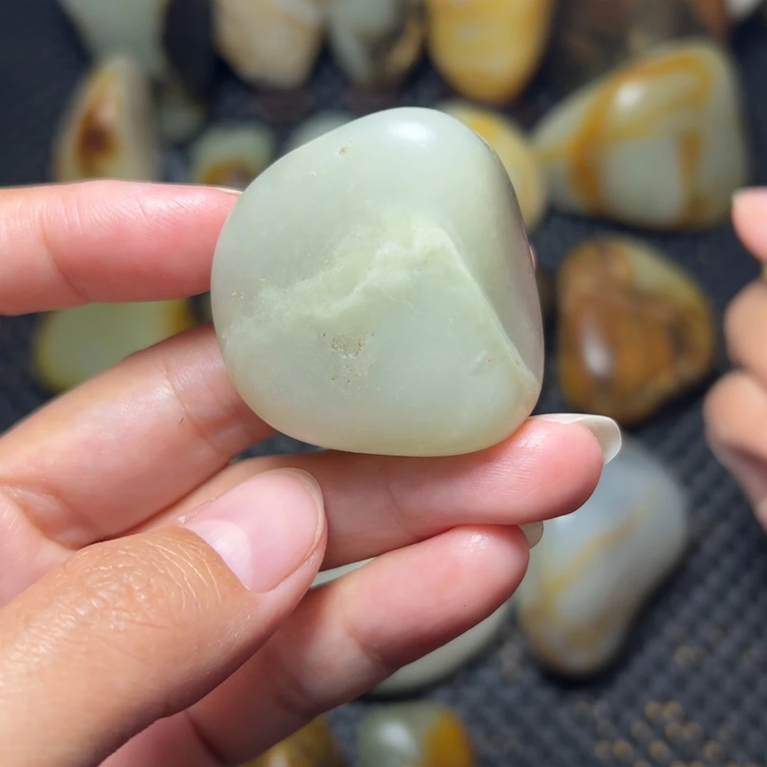 和田玉未镶嵌挂件33