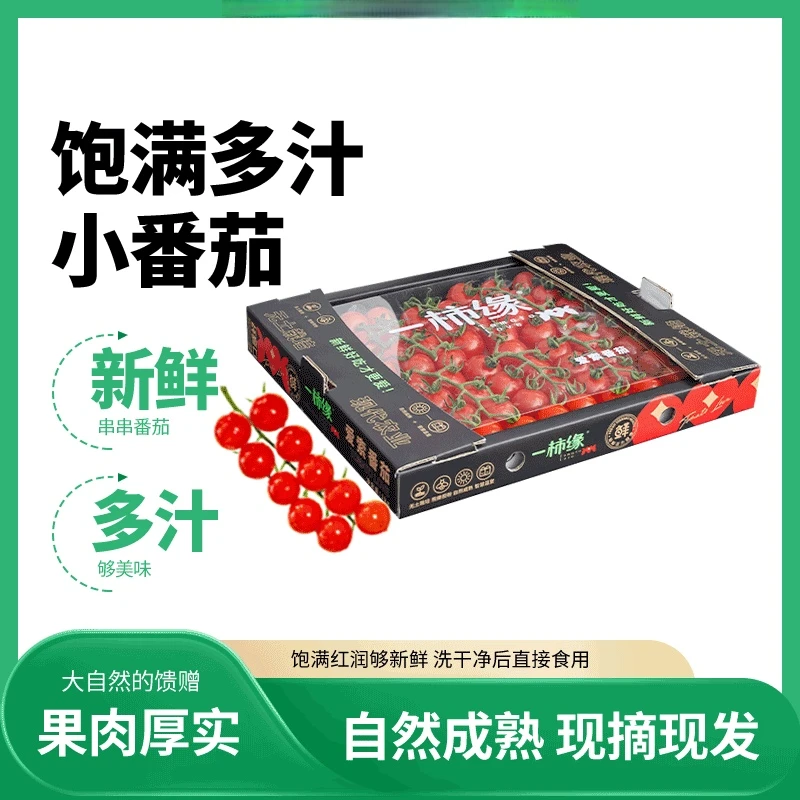 【顺丰包邮】2斤礼盒装串收樱桃番茄酸甜爆浆小西红柿水果非圣女果