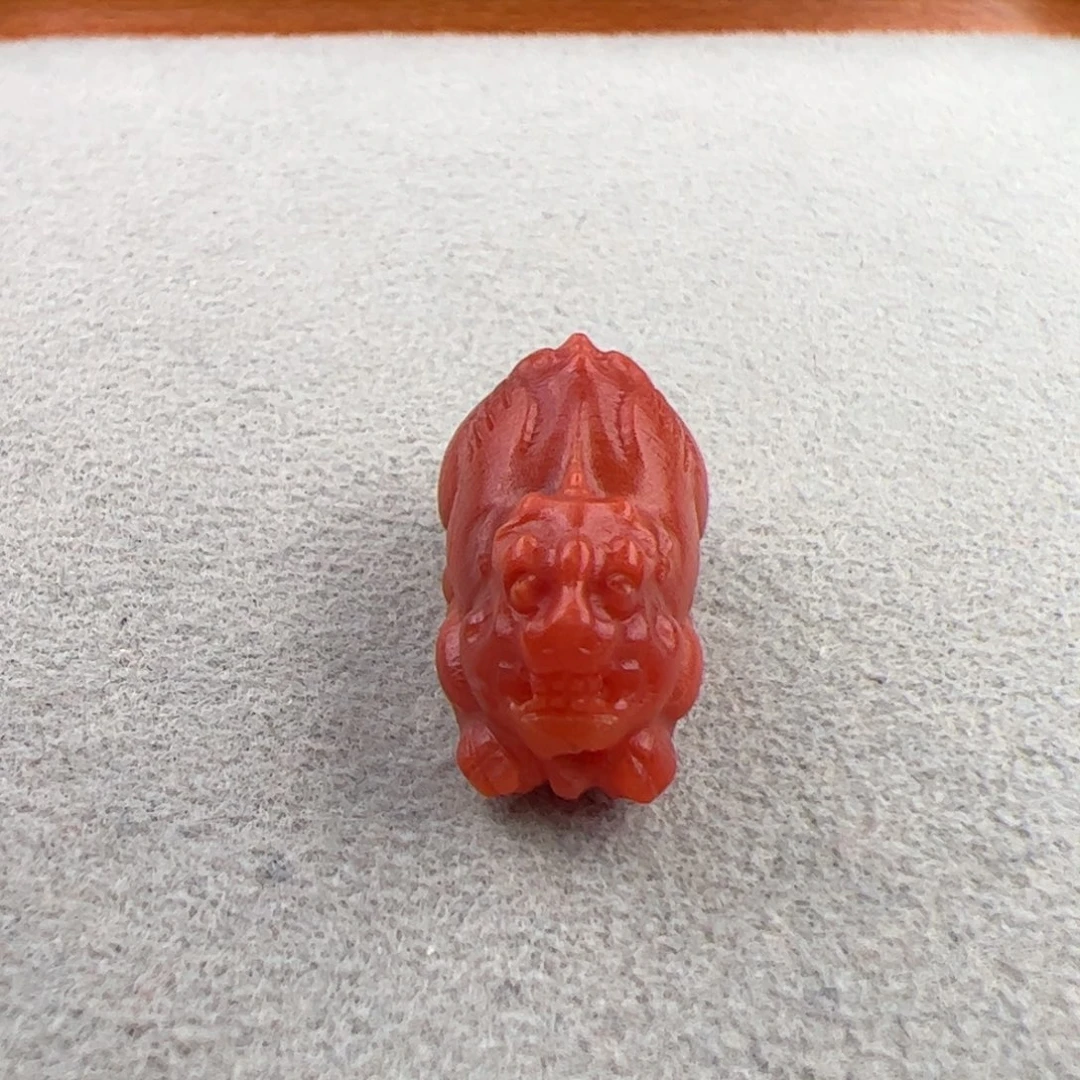 南红玛瑙（通孔貔貅19*10）未镶嵌