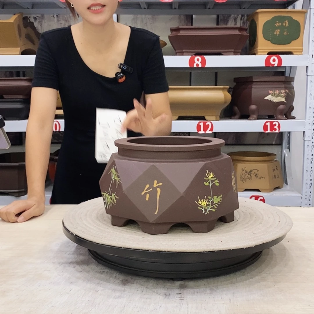 紫砂花盆紫砂花盆