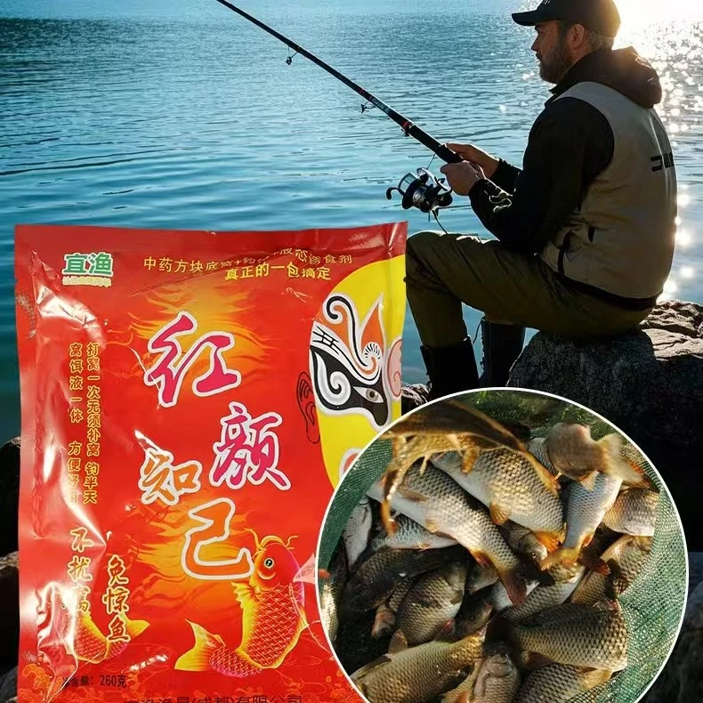 三袋宜渔红颜知己一包搞定鱼饵料鱼食窝料