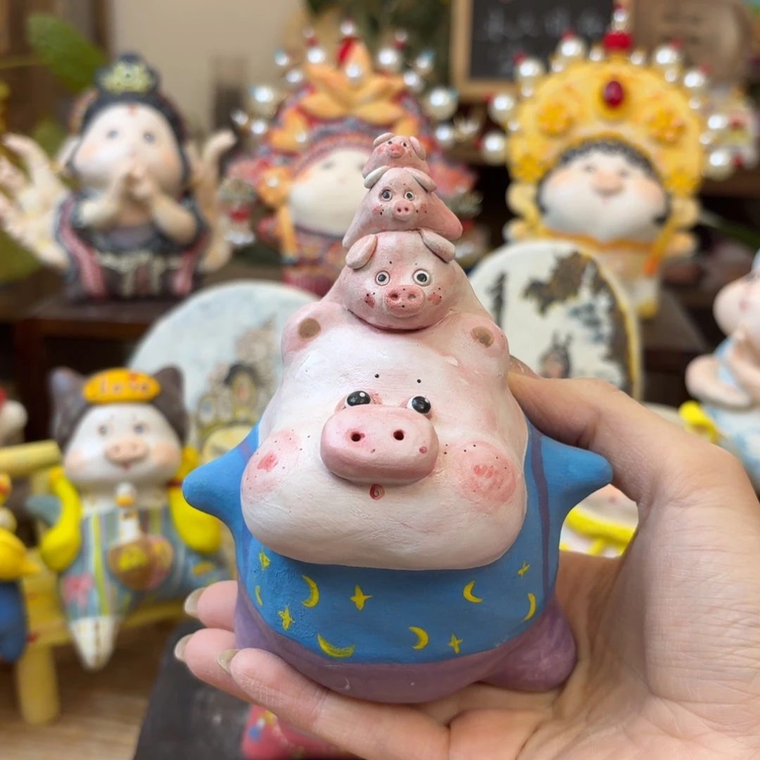 摆件手工陶艺摆件