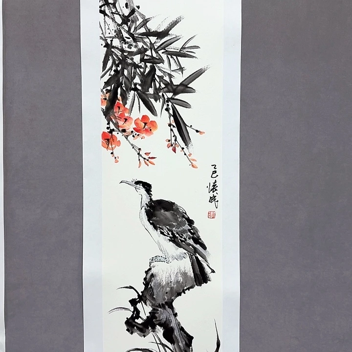 国画亲笔手绘放心去藏