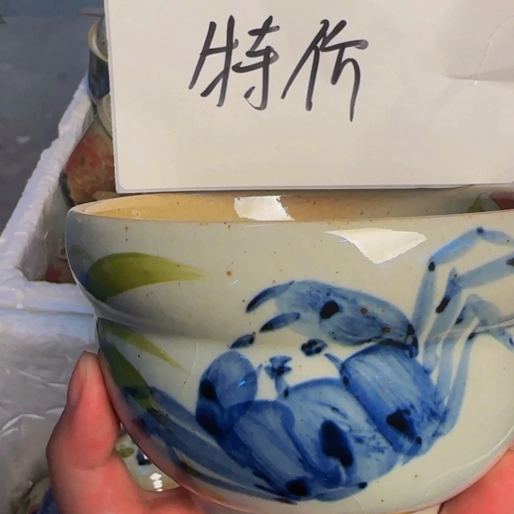 瓷片景德镇陶瓷手工手绘