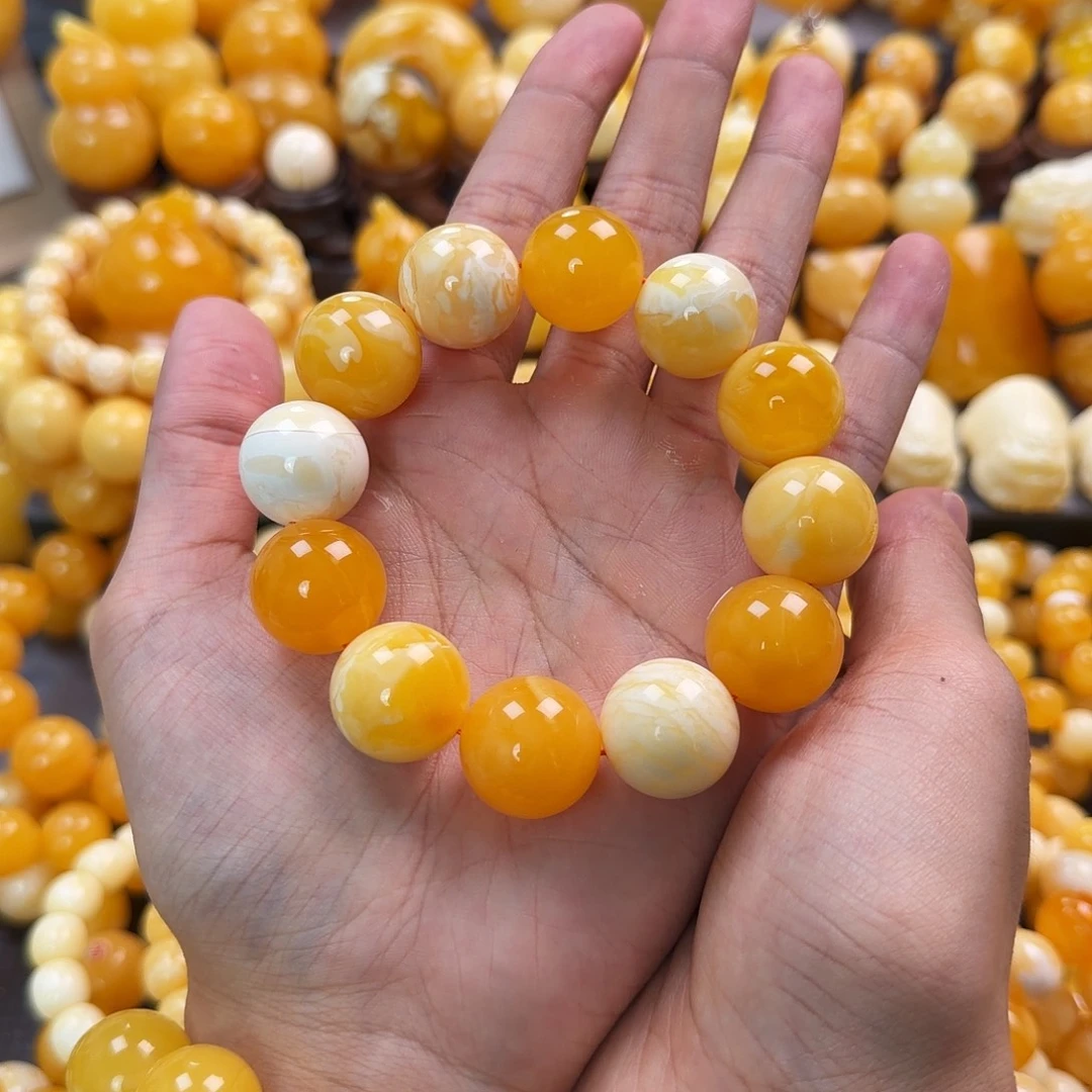 琥珀未镶嵌珠宝奇石19mm
