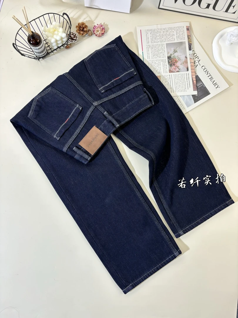Pretty Silhouette/若纤正品K16加绒防褪色窄版阔腿裤百搭显瘦