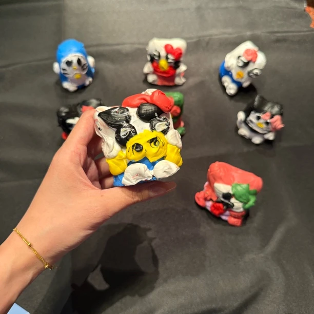 【铁头公主专享】超丑哈喽猫咪手办模型