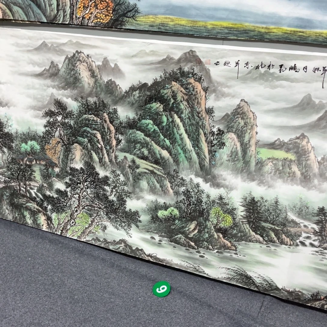 国画国画作品老师手绘