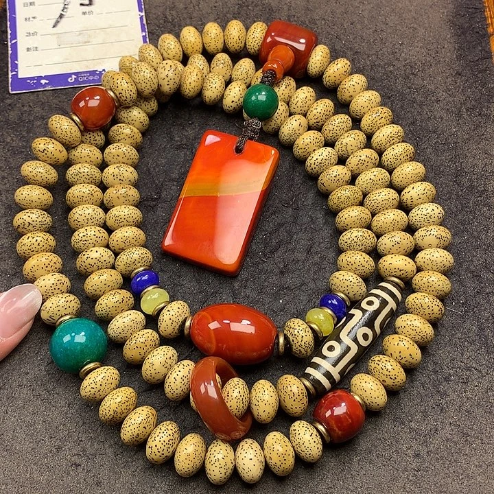 天***色吊坠星月菩提脖挂