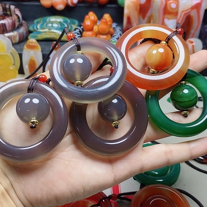 未镶嵌手链玛瑙/玉髓妙*