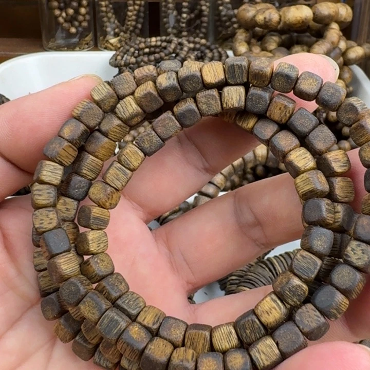 手串沉香张勺子手串17克加