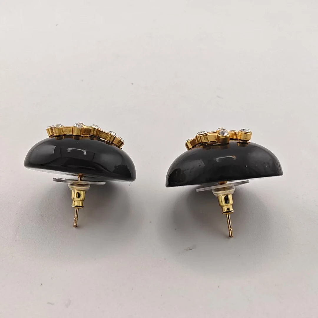 铜合金耳饰 VTGViVi饰品/中古饰品/时尚复古百搭款/P193/新款耳钉